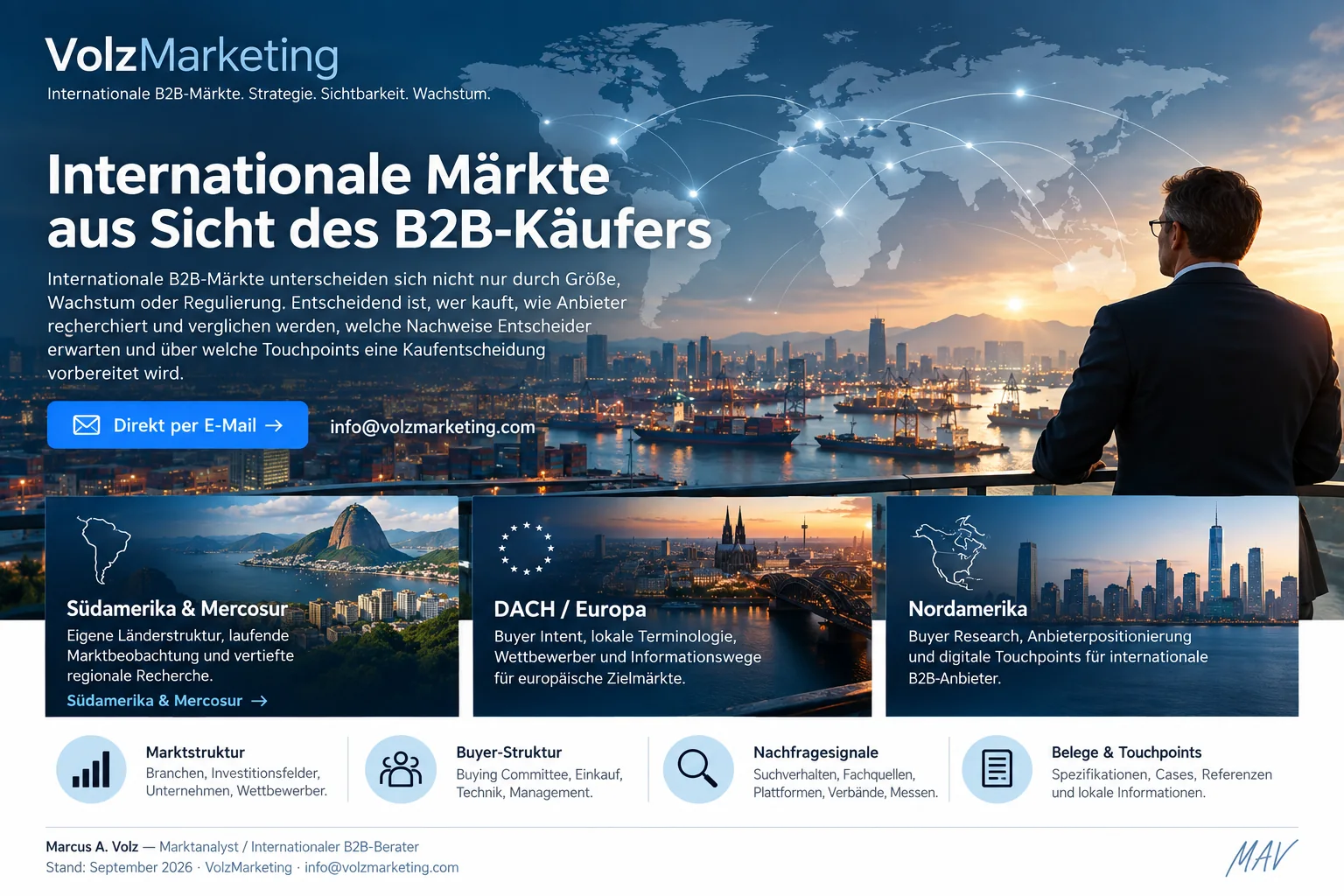 Mercados internacionais pela perspectiva do comprador B2B