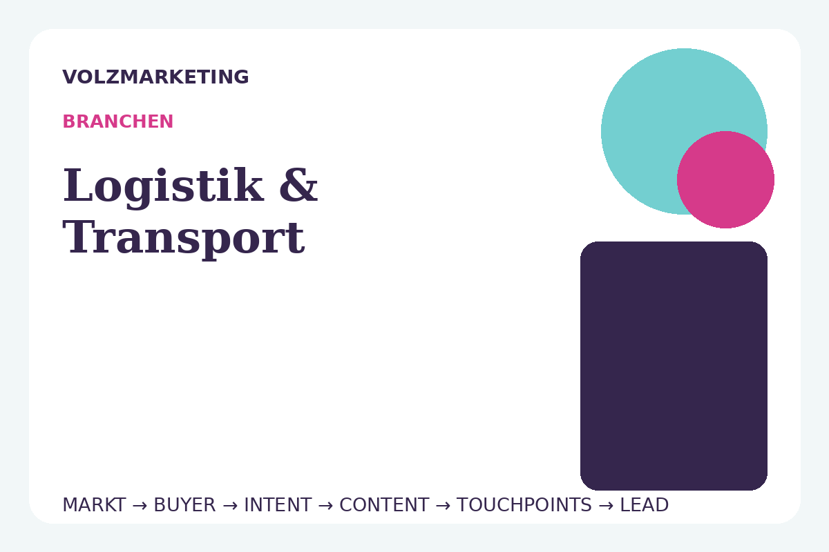 B2B-Marketing für Logistik & Transport
