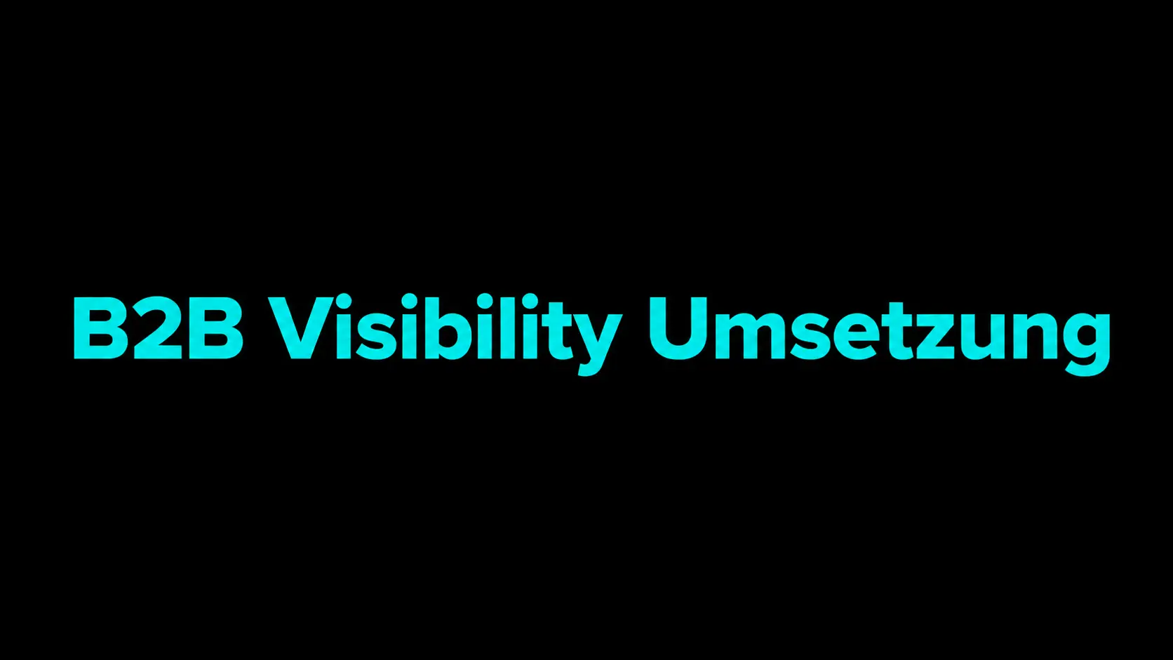 B2B Visibility Umsetzung für Mercosur