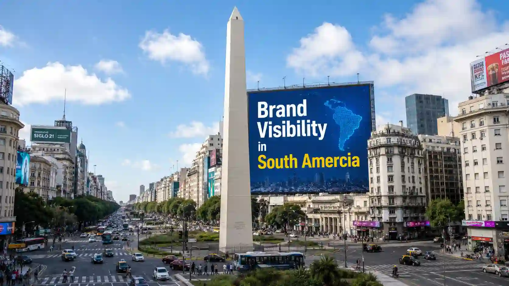 Brand visibility in South America through search, AI answers, local sources and trust signals